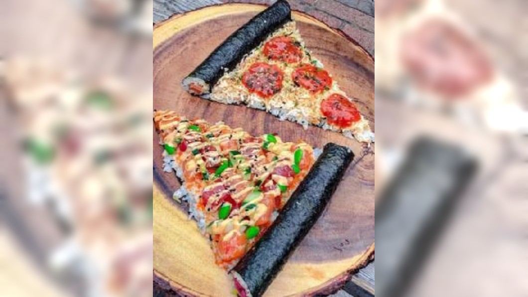圖／翻攝自thrillist 顛覆傳統義大利披薩　米飯海苔做壽司披薩
