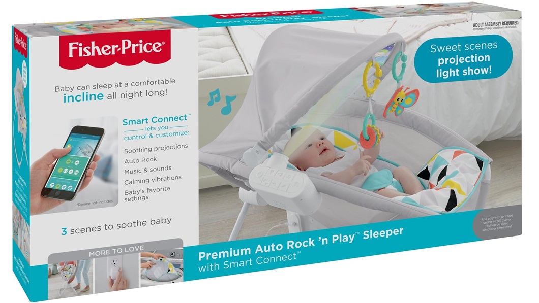 費雪Rock n Play Sleeper嬰兒搖床。圖／翻攝自Walmart網站 10年害死30嬰！知名嬰兒搖床　緊急召回470萬個