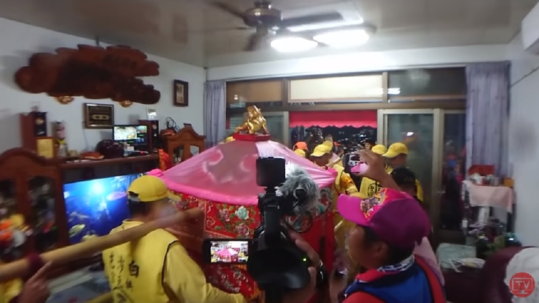 圖/翻攝自白沙屯媽祖網路電視台YouTube