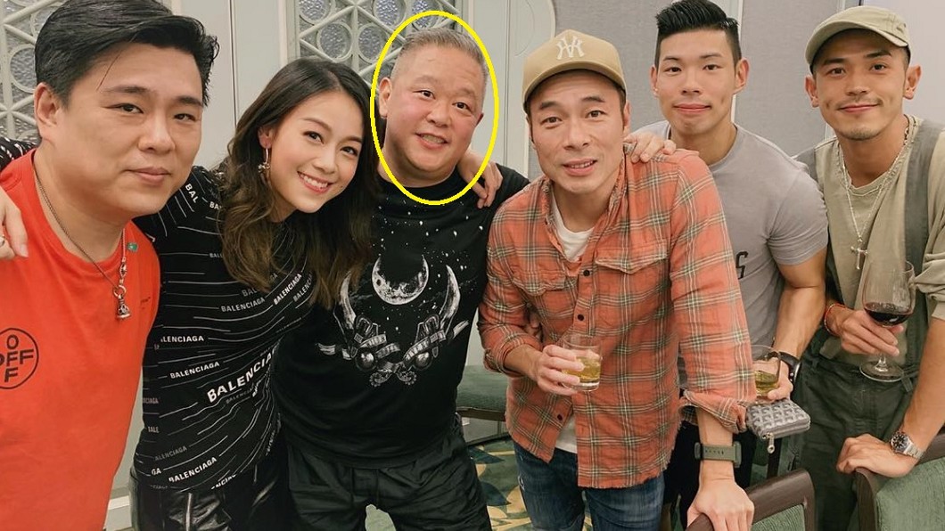 圖中被圈起的男子外傳就是當天也在車上的友人阿Ken。(圖/翻攝自黃心穎IG)