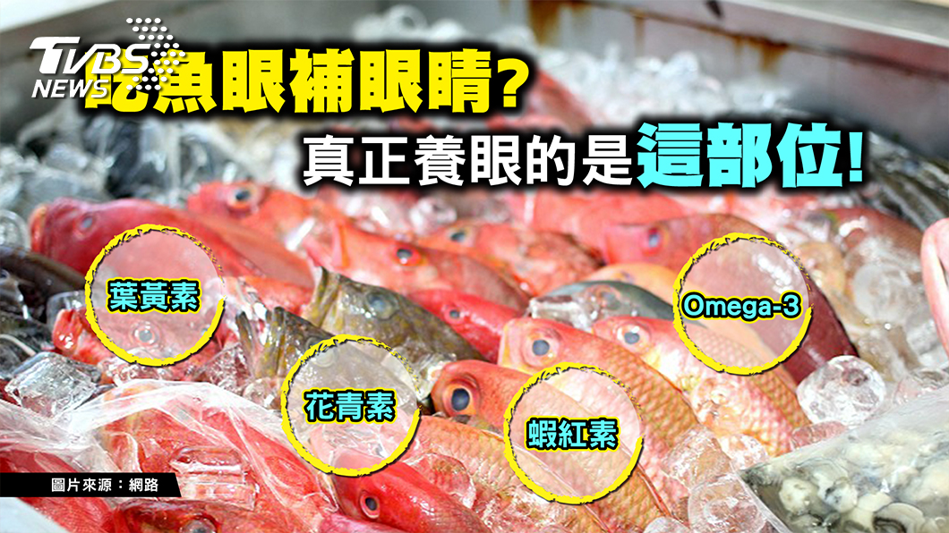 圖/TVBS提供 還在相信吃魚補眼睛?真正養眼的是這部位！
