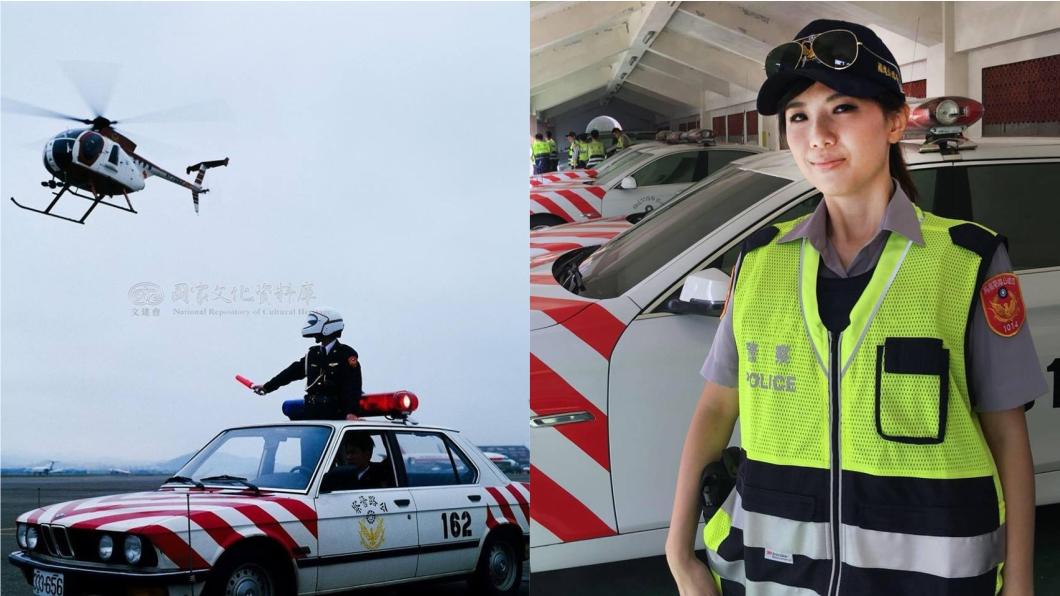 臉書特別PO出,過去國道警方與空警隊一起執勤的照片。圖/翻攝自臉書「國道公路警察局」