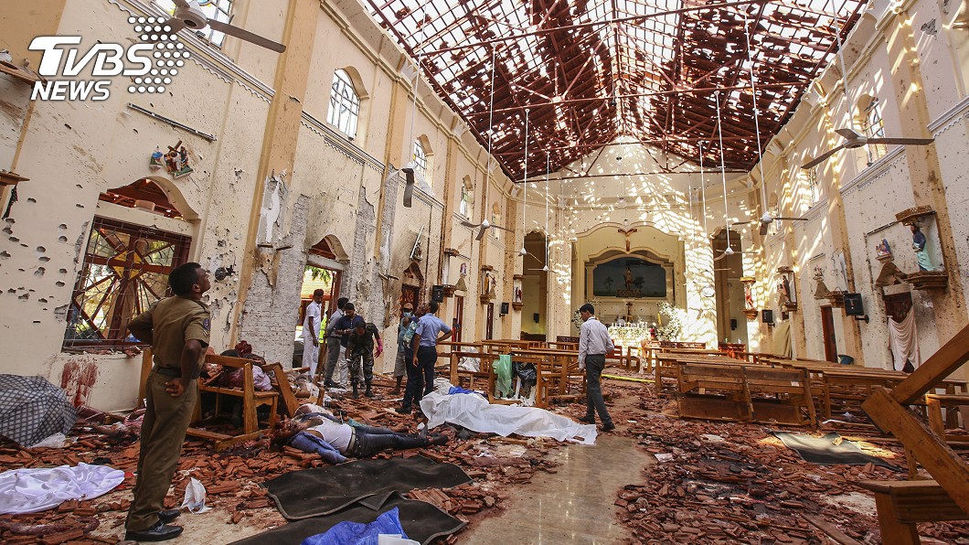 斯里蘭卡21日發生8起爆炸案，造成207死。圖／達志影像美聯社 
