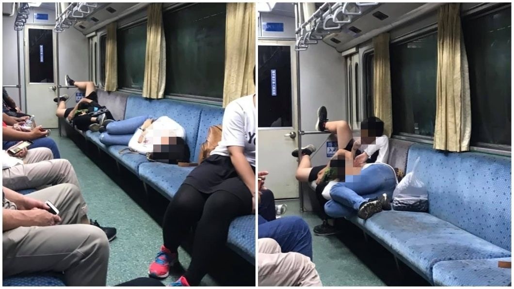 其他網友看到後紛紛抨擊這母子3人沒水準兼沒衛生。(圖/翻攝自爆料公社)