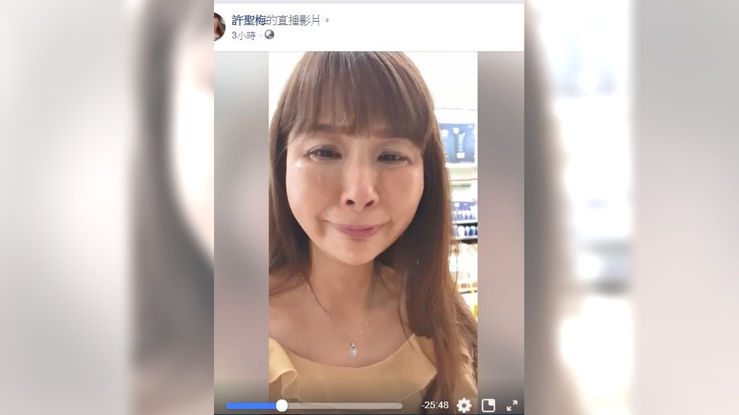 圖/翻攝自許聖梅臉書直播影片