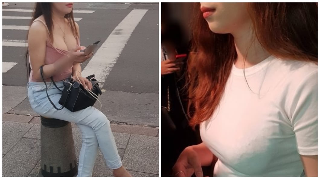 一名女網友分享女性可能在什麼情況下遭男性偷瞄胸部。(圖/翻攝自PTT)