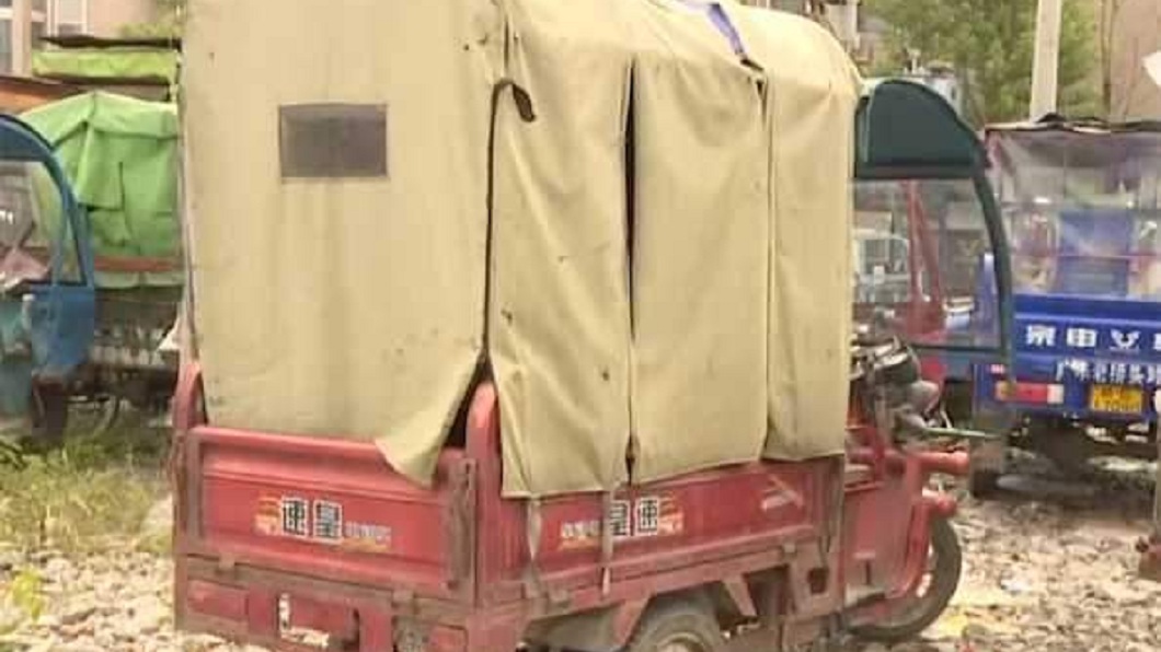 撞死老婦人的電動車。(圖/翻攝自看看新聞)