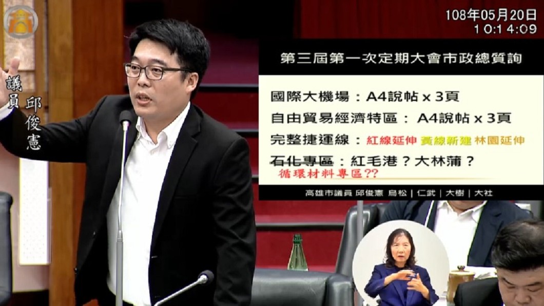 圖/翻攝自高雄市議會網站