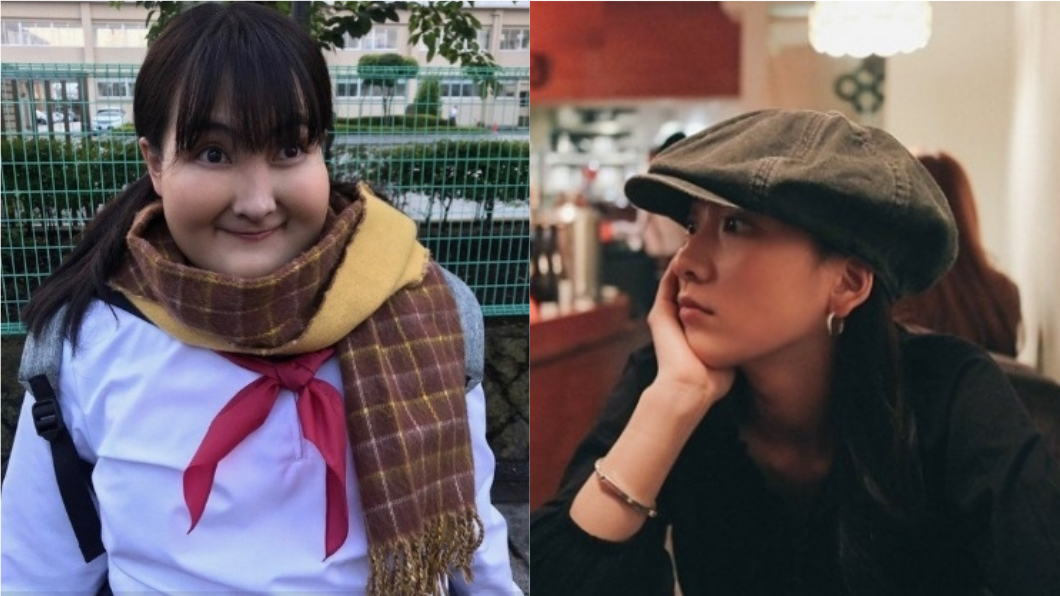 經過特殊變裝後,知英也笑說都快認不出自己了。圖/翻攝自Twitter、知英Instagram
