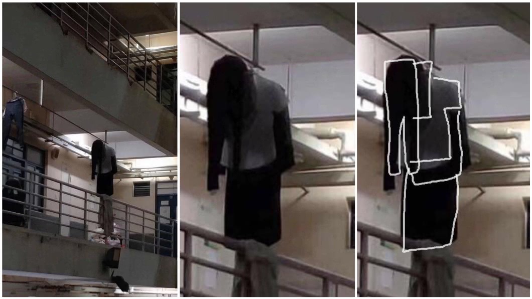 鬼月禁忌之一,半夜不要曬收衣服。圖/翻攝自爆廢公社公開版