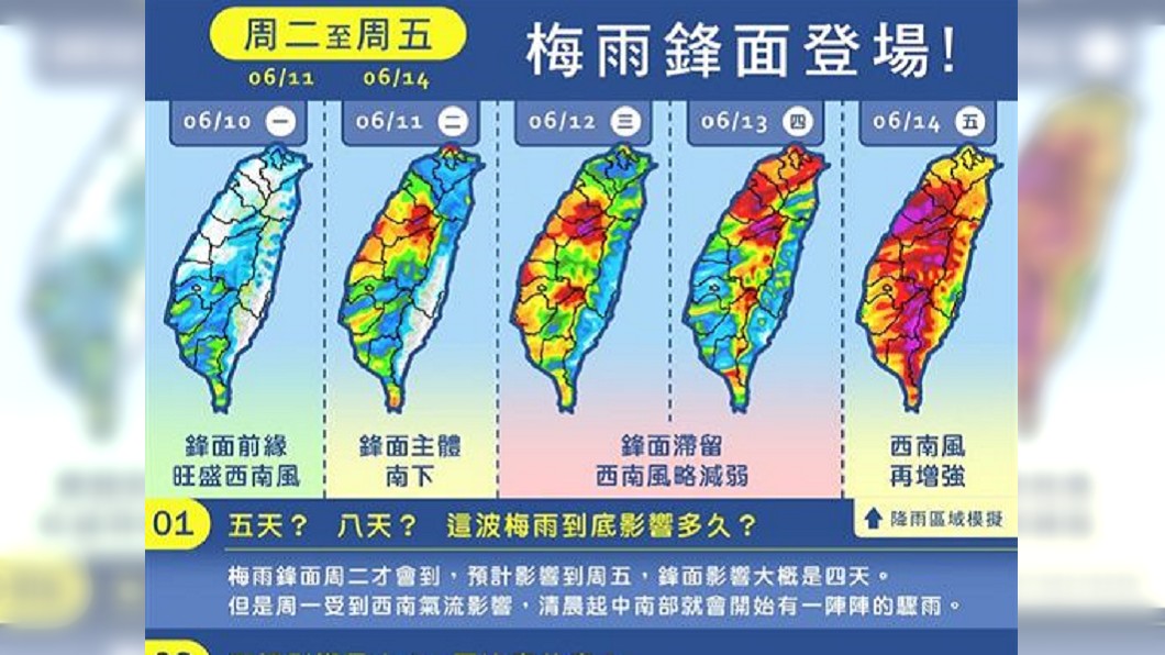 圖/翻攝臉書氣象風險公司