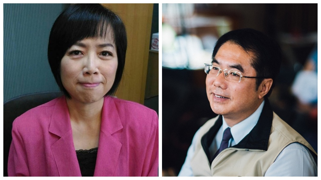 名嘴黃智賢和台南市長黃偉哲是親兄妹，但2人的政治立場卻是完全迥異。(合成圖／翻攝自2人臉書)