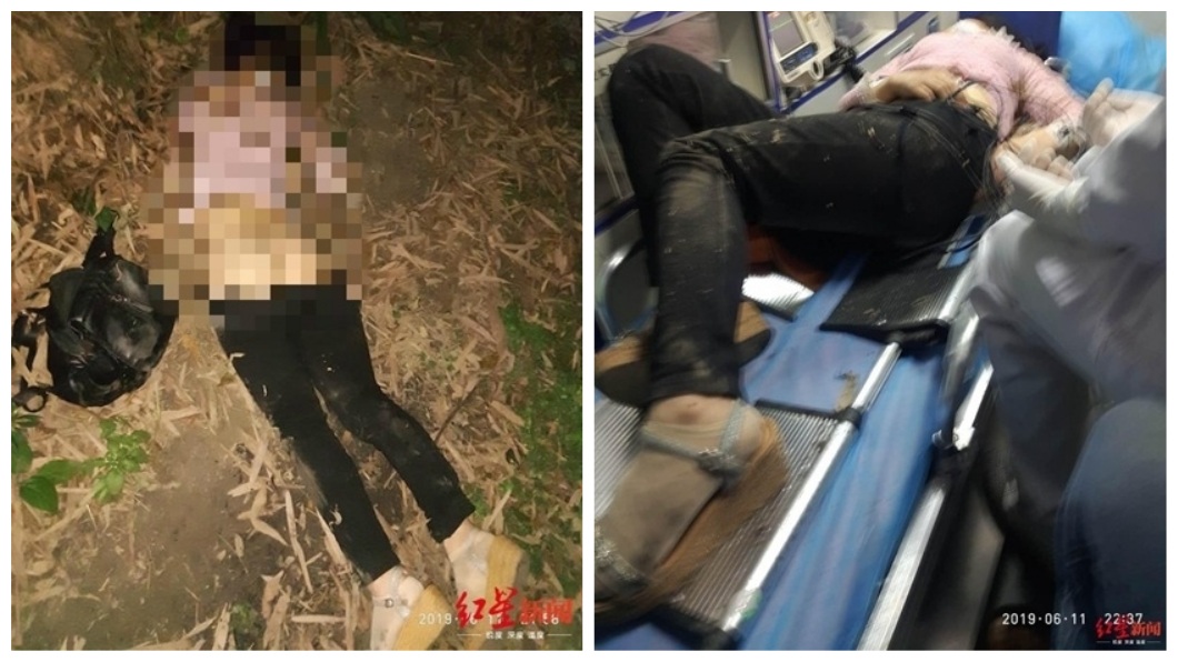 人妻被發現時整個衣衫不整且意識不清,包包內的現金和手機也都不翼而飛。(圖/翻攝自紅星新聞)