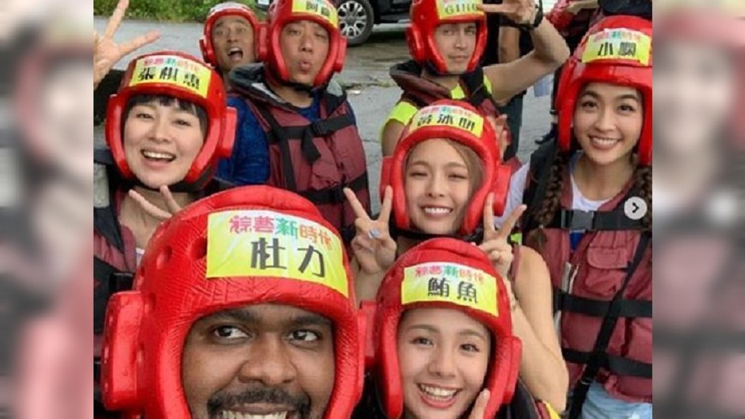 外景節目阿翔隊長的位置,暫時由阿龐代打。圖/翻攝自 綜藝新時代 IG