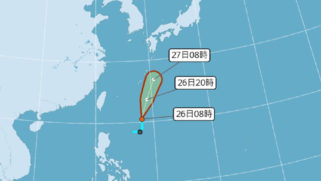 圖/翻攝自中央氣象局