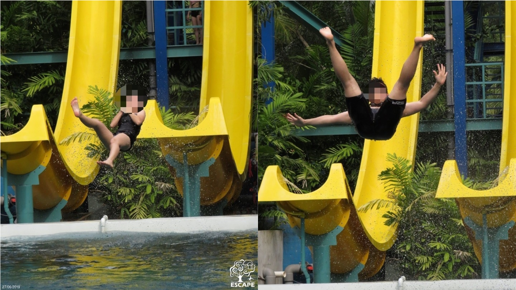 遊客可以盡情尖叫,享受4分鐘的滑水之旅。圖/翻攝自Escape Theme Park, Penang臉書