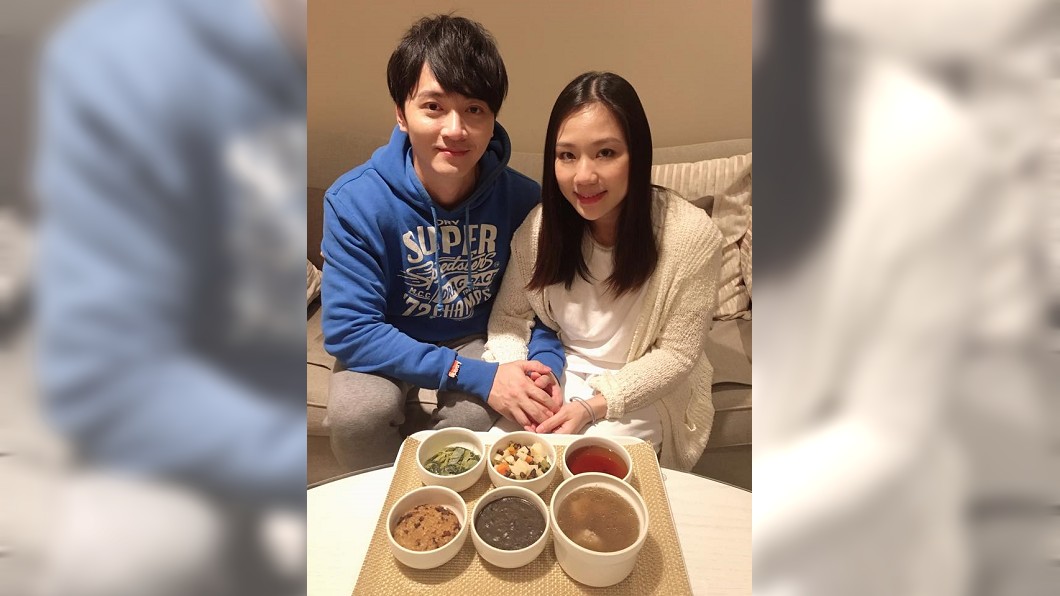 馬俊麟和妻子梁敏婷。(圖/翻攝自馬俊麟臉書)