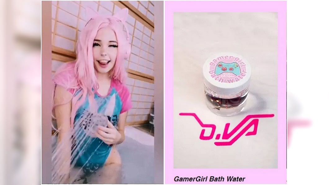 第一批泡澡水已經賣完,第二批應該很快就會再上架。圖/翻攝belle.delphine IG