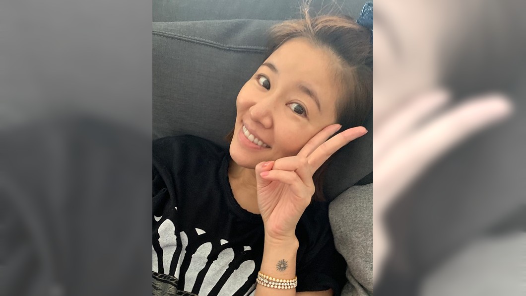 林心如曬出女兒幫自己拍的照片。圖/翻攝Ruby林心如臉書