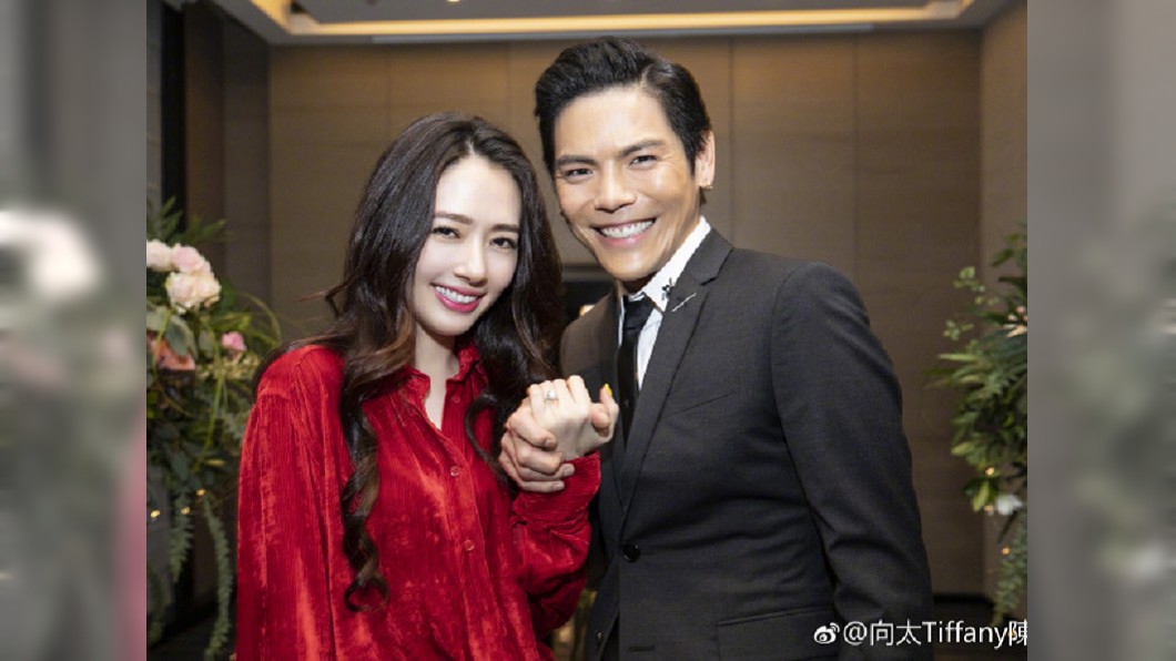 向佐與郭碧婷預計年內成婚。圖/翻攝向太Tiffany陳嵐微博
