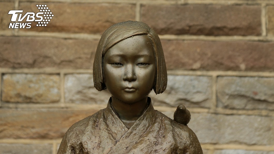 慰安婦銅像，非新聞中遭吐口水的銅像。圖／達志影像路透社