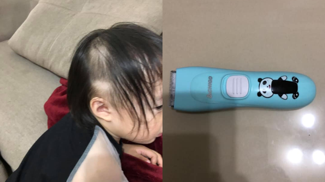 回頭一看,女兒竟已「半禿頭」。圖/翻攝自臉書社團爆怨公社