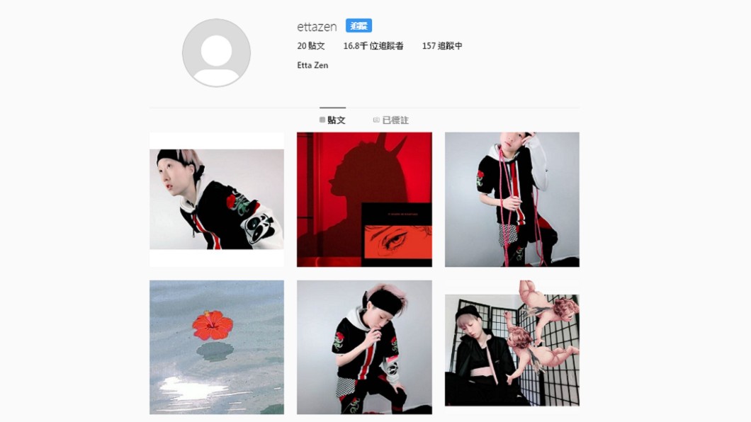 吳卓林只留下關於自己的照片。圖/翻攝自吳卓林IG