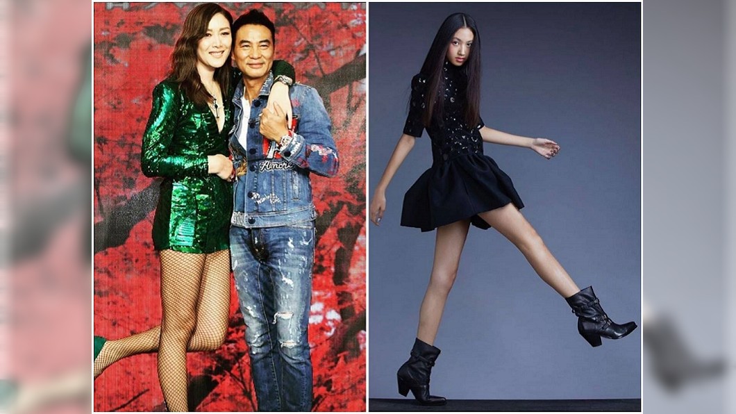 基因很重要,任達華和琦琦的女兒身材比例可以這麼完美,也是很合理的。合成圖/翻攝qiqi_qiqi12IG