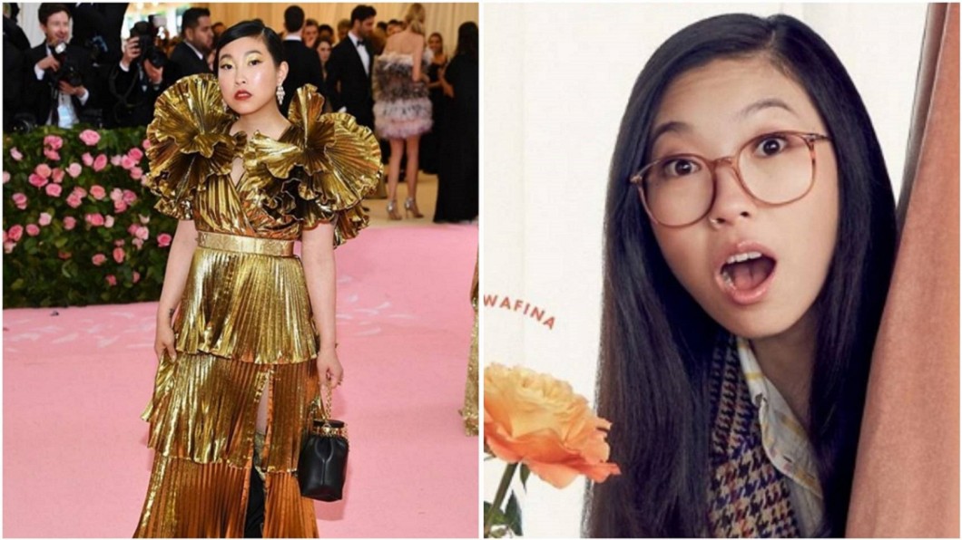美籍中韓混血兒奧卡菲娜。合成圖/翻攝awkwafina IG