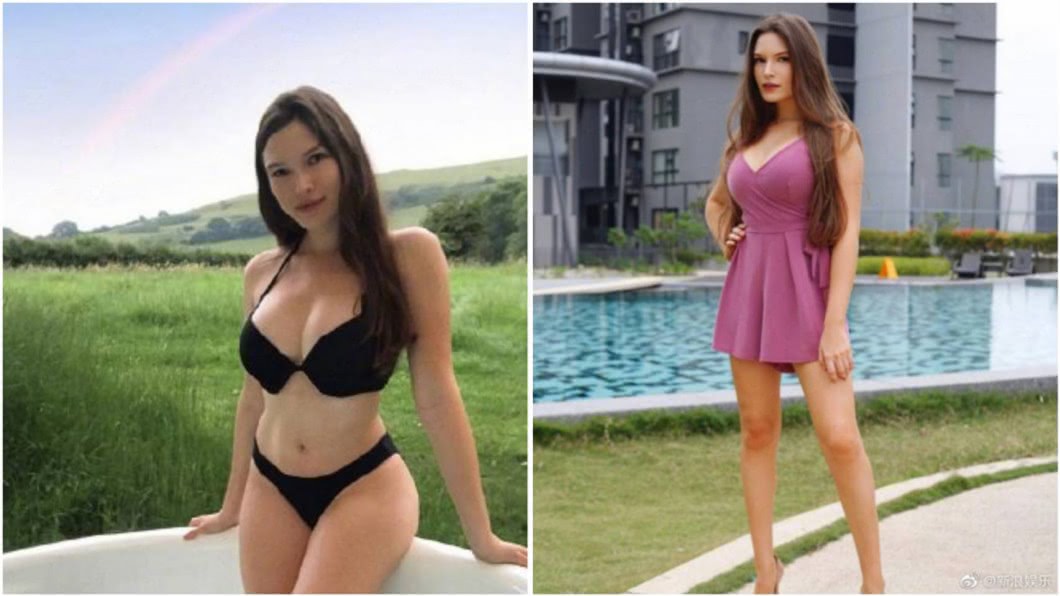 蔣覲夫新女友身材火辣。合成圖/翻攝新浪娛樂微博
