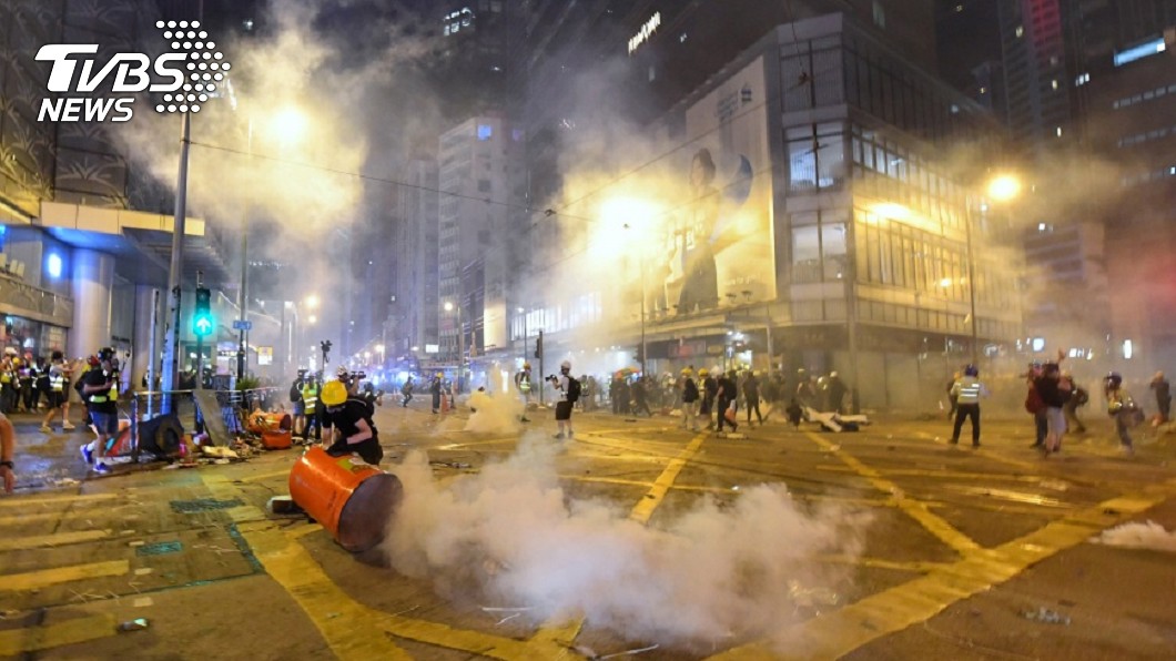 香港如果真的爆發革命或鎮壓進場，臺灣豈能置身事外　圖／中央社