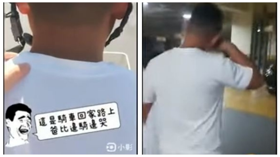 一名女網友分享,老公送女兒上幼稚園時,竟然沿路哭回家。(圖/翻攝自爆廢公社二館)