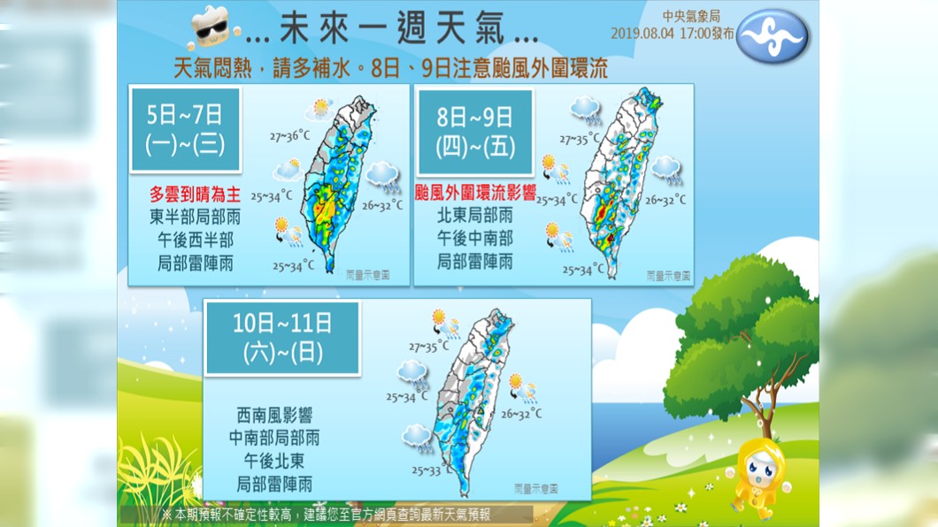 圖/翻攝自氣象局臉書