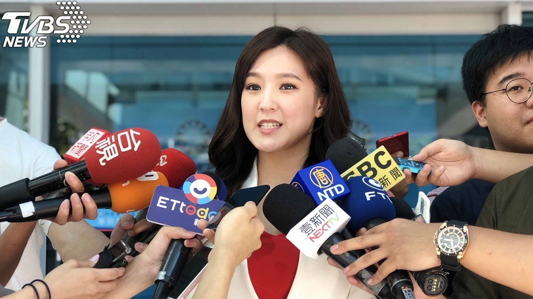 韓國瑜競選總部發言人何庭歡。(圖/中央社)