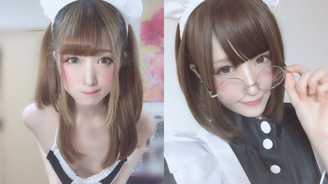 驚人的女大十八變讓不少網友嚇傻。圖/翻攝自推特SaLA_cos