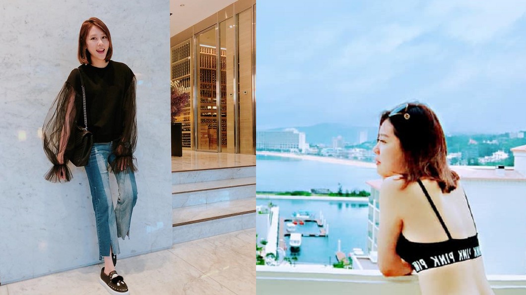 嚴立婷帶兒子出國旅遊。圖/翻攝自嚴立婷臉書