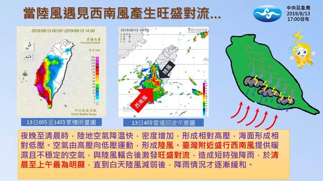 氣象局提醒民眾要特別注意。圖/翻攝自氣象局