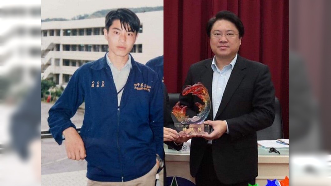 基隆市長年輕帥照曝光,引起網友熱議。圖/翻攝貓與邪佞的手指臉書