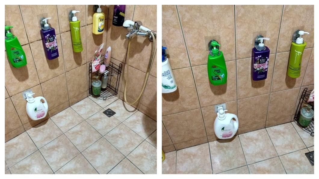 一名女網友分享自己家浴室的乾燥照片，但網友們看到後焦點卻擺錯重點。(圖／翻攝自爆廢公社)