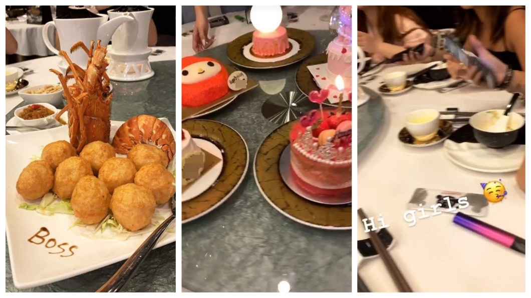 有網友分享當時她們吃的食物,經換算下來平均每人要分攤約4800元新台幣。(圖/翻攝自IG)