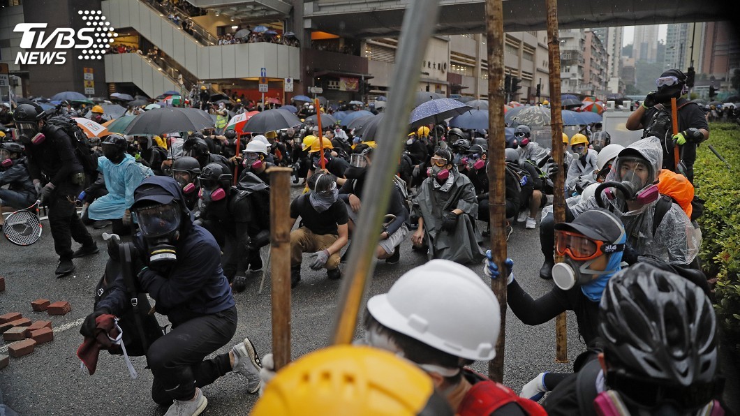 圖／達志影像美聯社 香港掀緊急法呼聲　831反送中遊行恐成關鍵