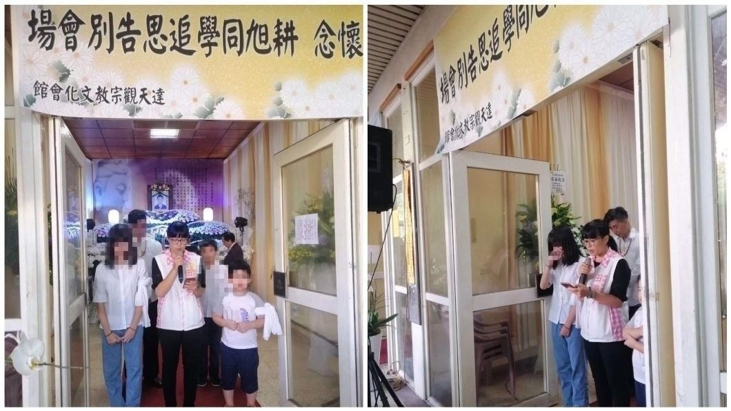 彭小弟的告別式上場面十分哀戚。(圖/新竹市議員田雅芳辦公室提供)