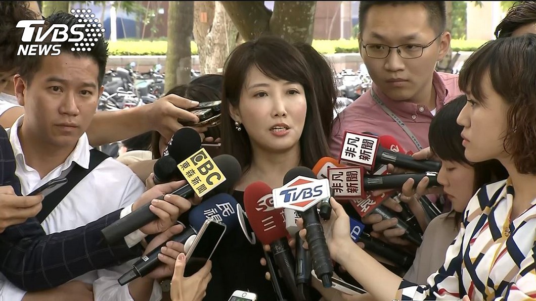 郭辦發言人蔡沁瑜。圖/TVBS