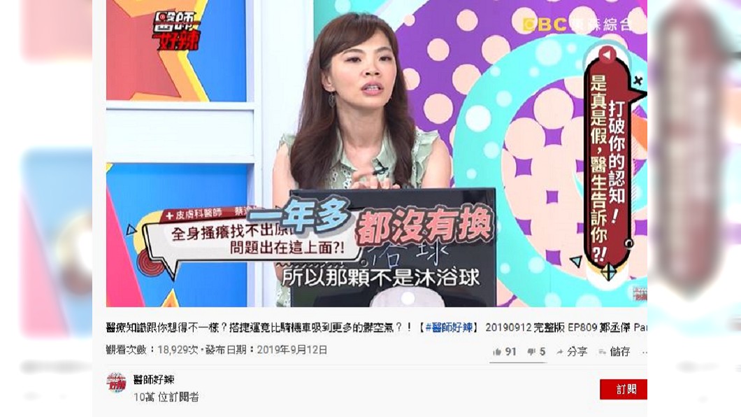 圖/翻攝自《醫師好辣》youtube頻道