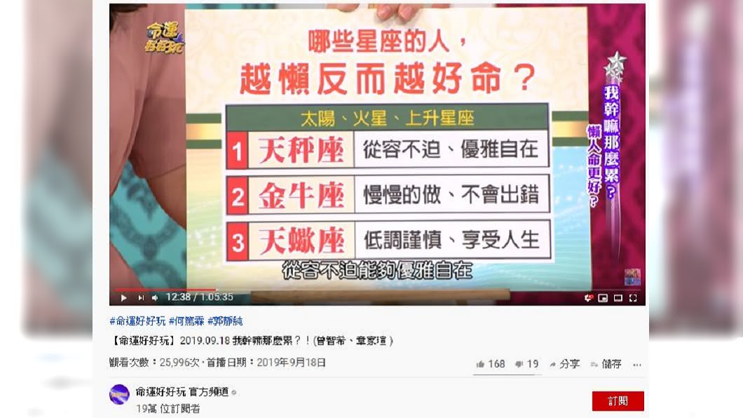 圖/翻攝自命運好好玩 youtube頻道