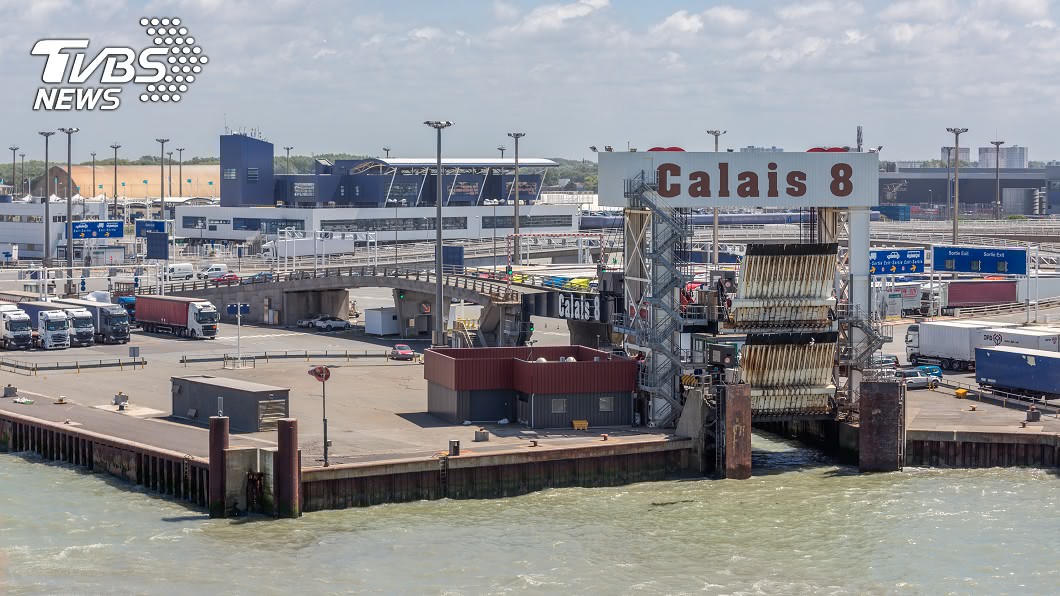 法國加萊市(Calais)的港口。示意圖／TVBS