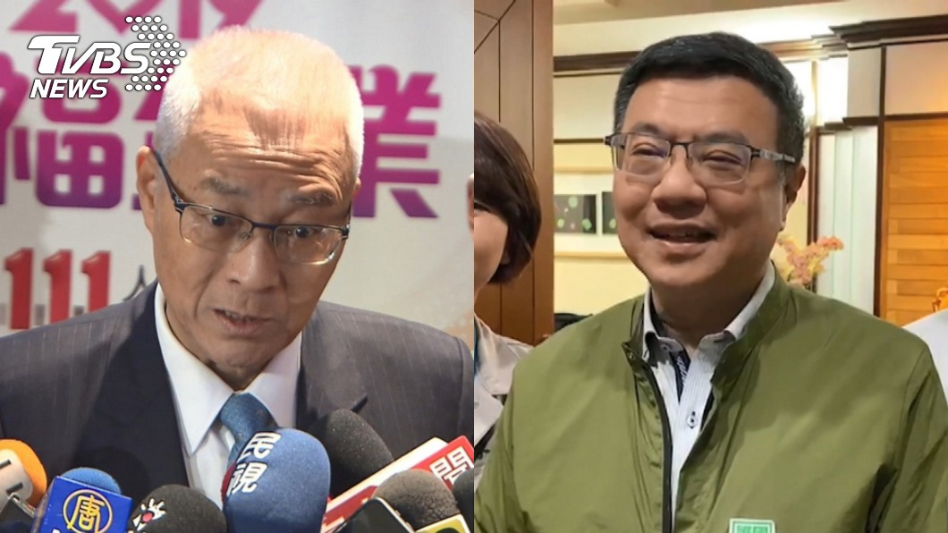 國民黨主席(左)、民進黨主席卓榮泰(右)。圖／TVBS資料畫面