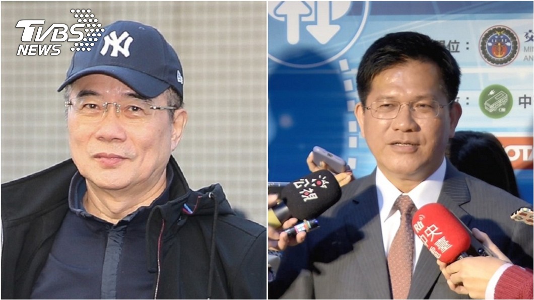 國民黨副秘書長蔡正元(左)、交通部長林佳龍(右)圖／TVBS資料照