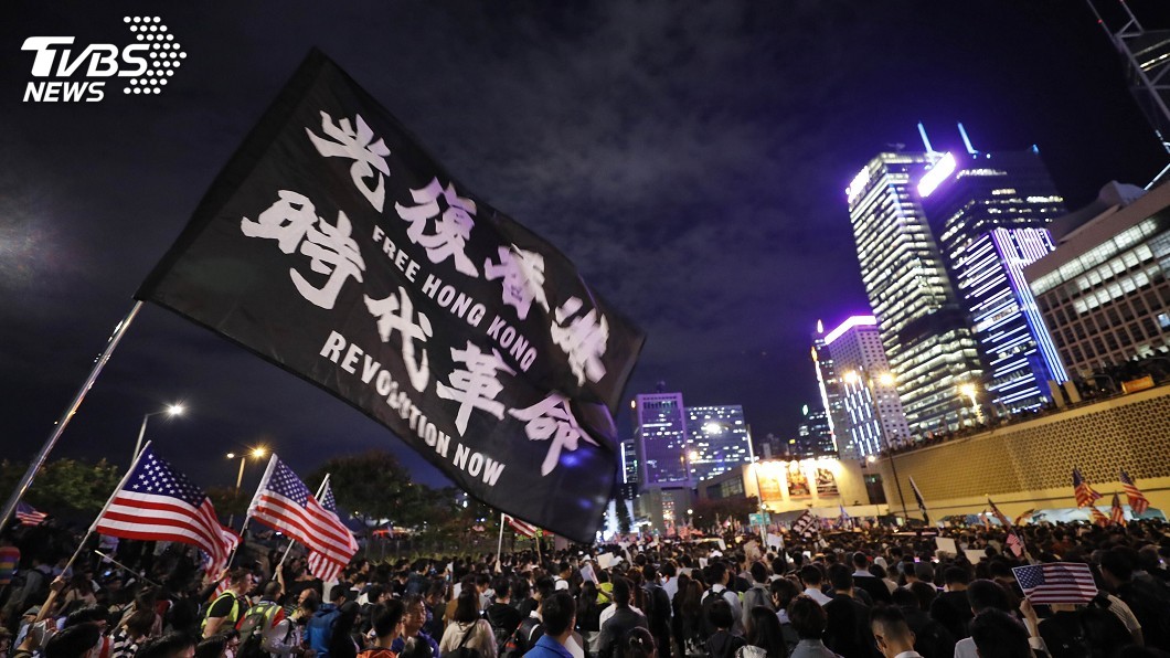 圖／達志影像美聯社 香港反送中抗議　華郵：反映北京不理解民主