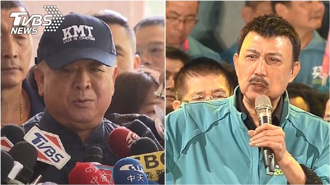 退將吳斯懷(左)、民進黨立委參選人余天(右)。圖／TVBS資料照